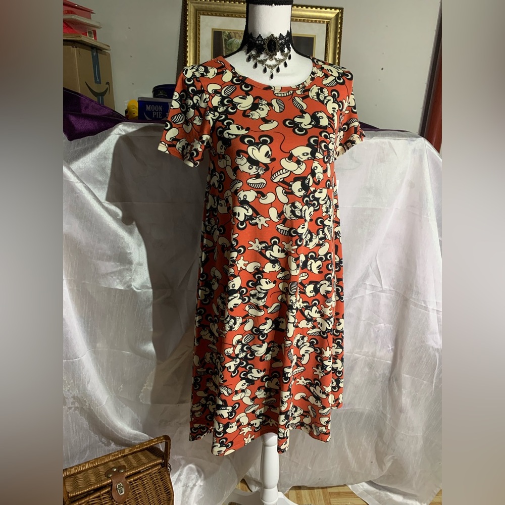 Lularoe Carly Disney Mickey Mouse Dress